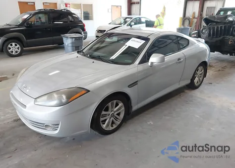 2008 Hyundai Tiburon Gs z USA, uszkodzony, nr VIN KMHHM66DX8U296083